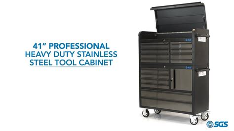 sgs stainless steel tool box|sgs tool chest on wheels.